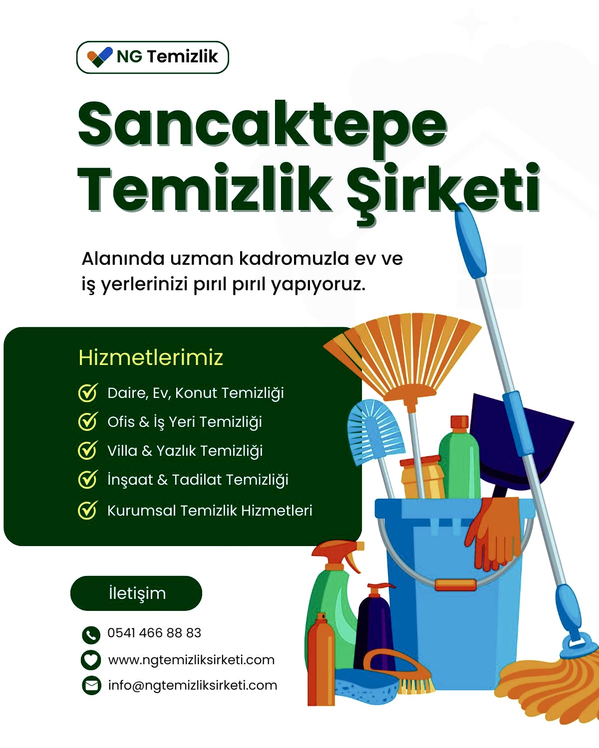 Sancaktepe Temizlik Şirketi, NG Temizlik, Sancaktepe Ev Temizliği